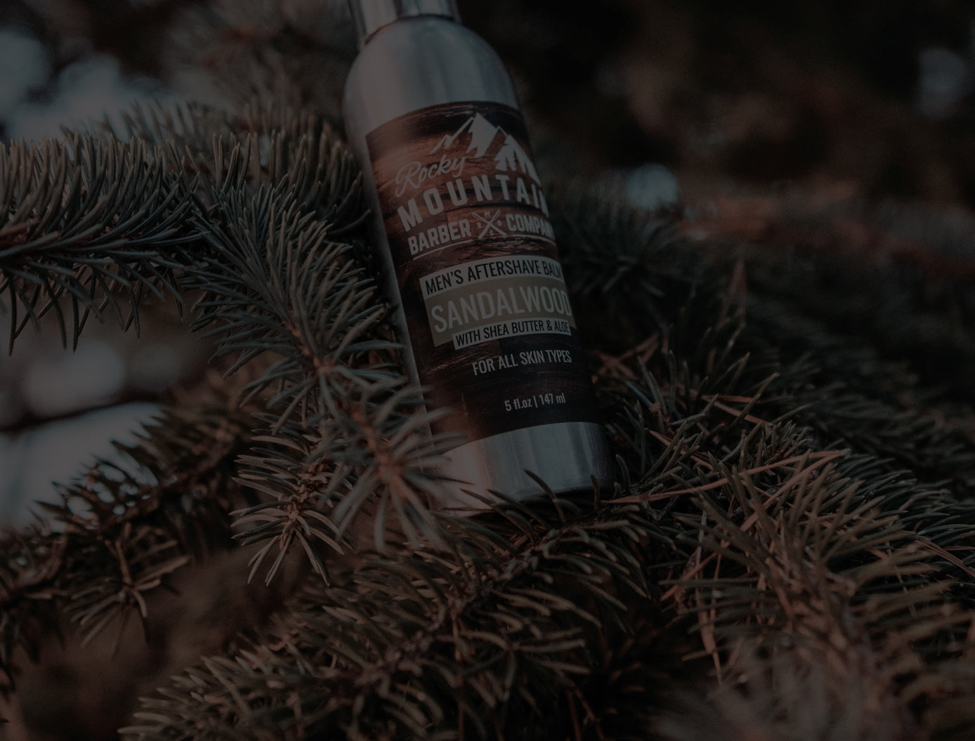 Men's Aftershave With Sandalwood to prevent razor burn and irritation