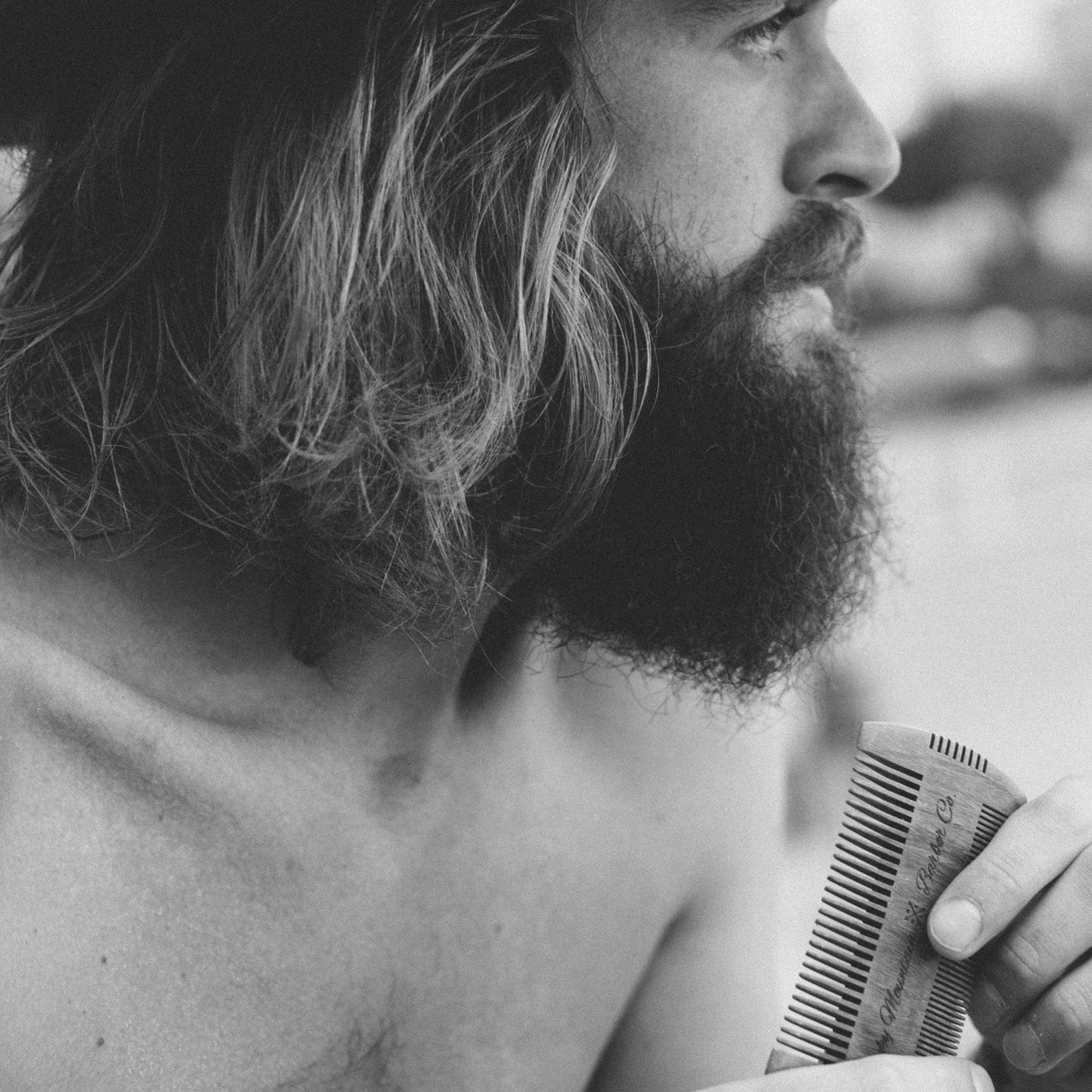 Hatchet Edge Sandalwood Beard Comb – Rocky Mountain Barber Company
