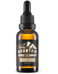 Rocky Mountain Barber Company Sandalwood Beard Oil White Background